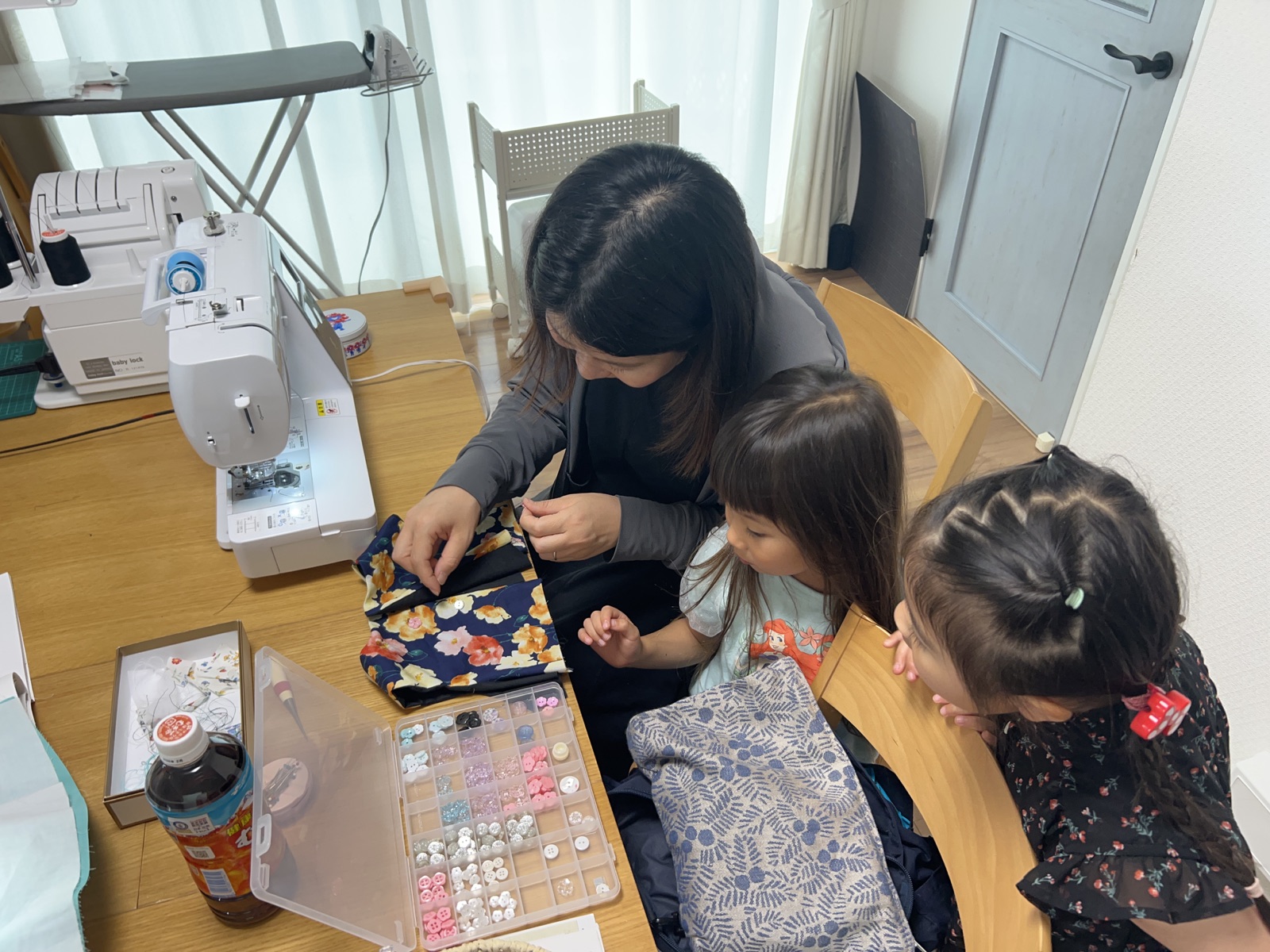 お子さまと一緒に参加する対面ミシンレッスン